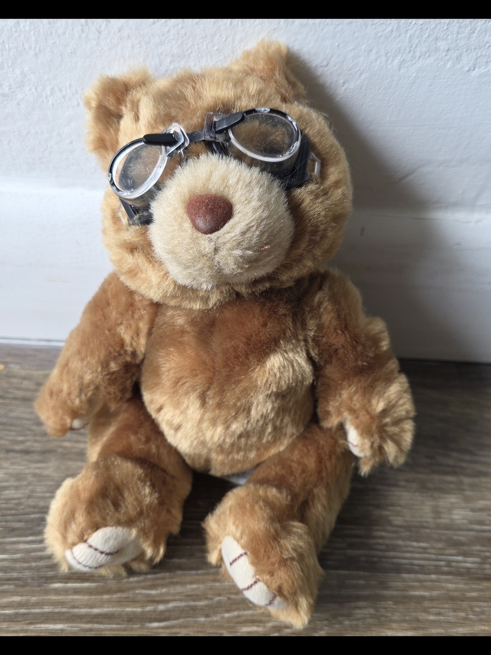 Marshalls Brown Plush Bear with Pilot Goggles